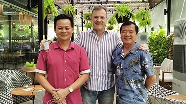 From left to right: 
C K Cheong (CEO of KoolLogix); Bill Padfield (IPI); and Dr. Seri Lee (CTO of KoolLogix)