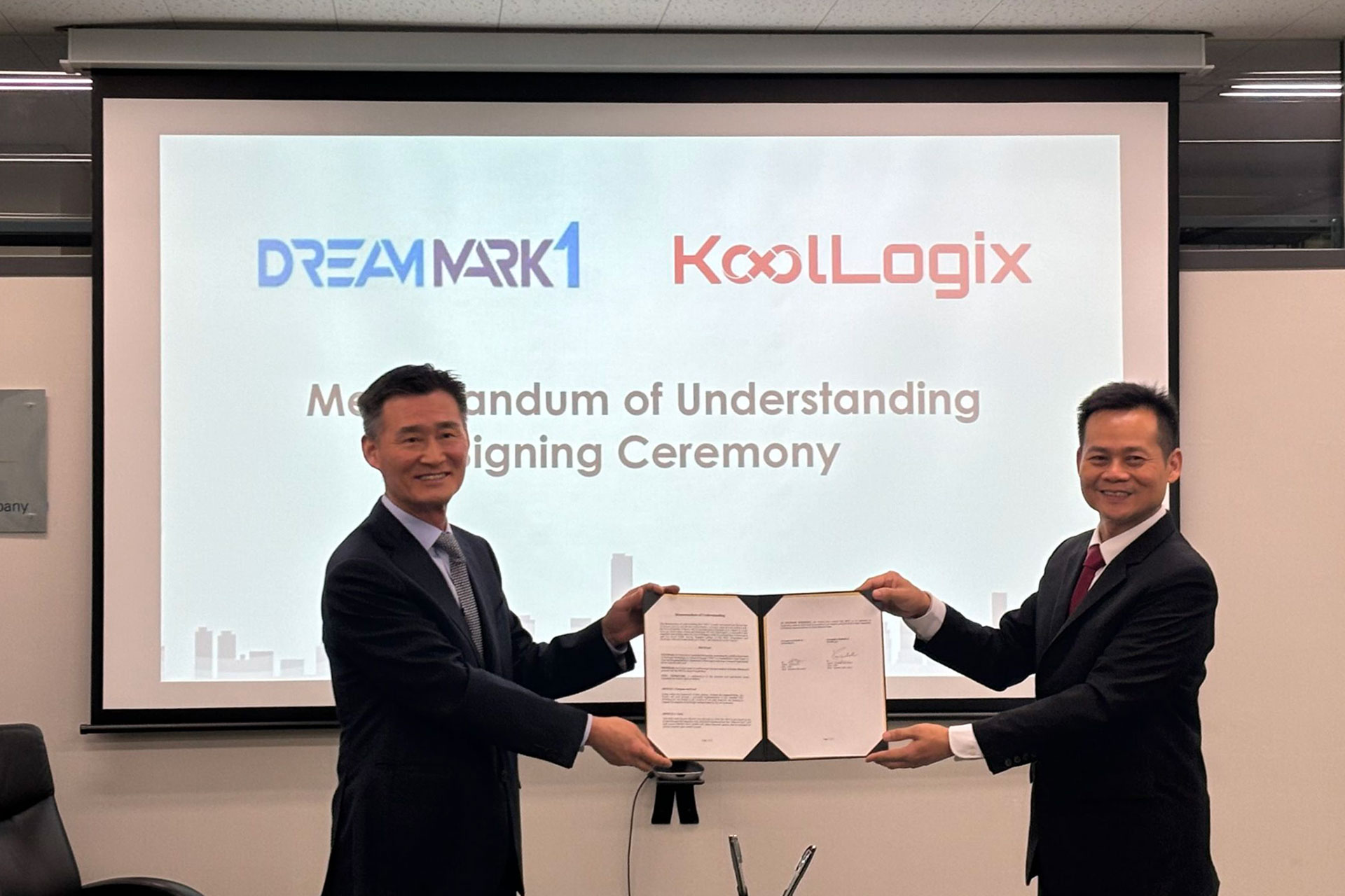 DreamMark1 and KoolLogix Sign Memorandum of Understanding to explore project integration